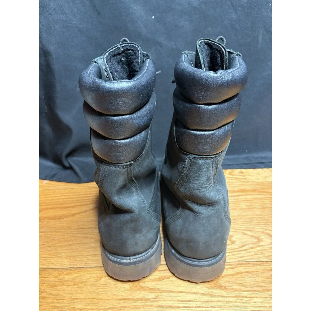Timberland 8” 40 Below Super Boot Black Gum Shearling Line Men’s Size 12 Virbam